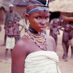 This photo was taken in the villlage at one of the police border posts between Nigeria and Benin, or Dahomey as it was then called. 27 March 1964.