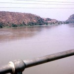 A view of the River Niger from Jebba Bridge, December 1963.