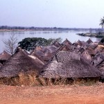 A village near Jebba, on the River Niger, December 1963.