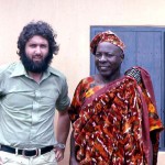 Here I have travelled to Ila to greet my friend the Orangun and to discuss a visit he was planning to make to Ibadan. 1972. (For more information click on above button "Kings, Pythons and Other Tales", then item 1).