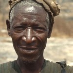 This man passed by one day when I was in the bush near Ogbomoso, southwestern Nigeria. 1966.