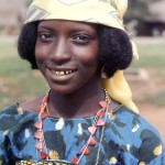 Aku woman. Wum market, Cameroon, April 1966.
