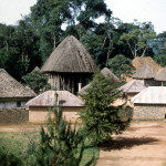 The Fon’s compound viewed from the rest house where we stayed while in Bafut.