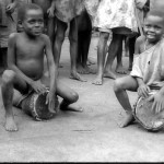 Two boy drummers, Bafut.