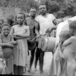 Children with drummer, Bafut.