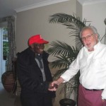 At the request of Dr Morenikeji, Bristol Zoo Gardens kindly agreed to take a keeper from Ibadan, Peter Nwaokolo, for a month's further training and experience. Above, me and Peter at my home, November 2014. The support of the Director of Bristol Zoo, Dr Bryan Carroll, and the Senior Curator of Animals, John Partridge, in providing Peter with this opportunity is greatly appreciated.