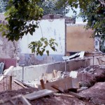 Some of the structures of the old building were to be retained and incorporated into the new development. An enclosed (though cool) public viewing corridor was to be constructed around the building, separated from the individual reptile exhibits in the central area by glass panels. June 1974.